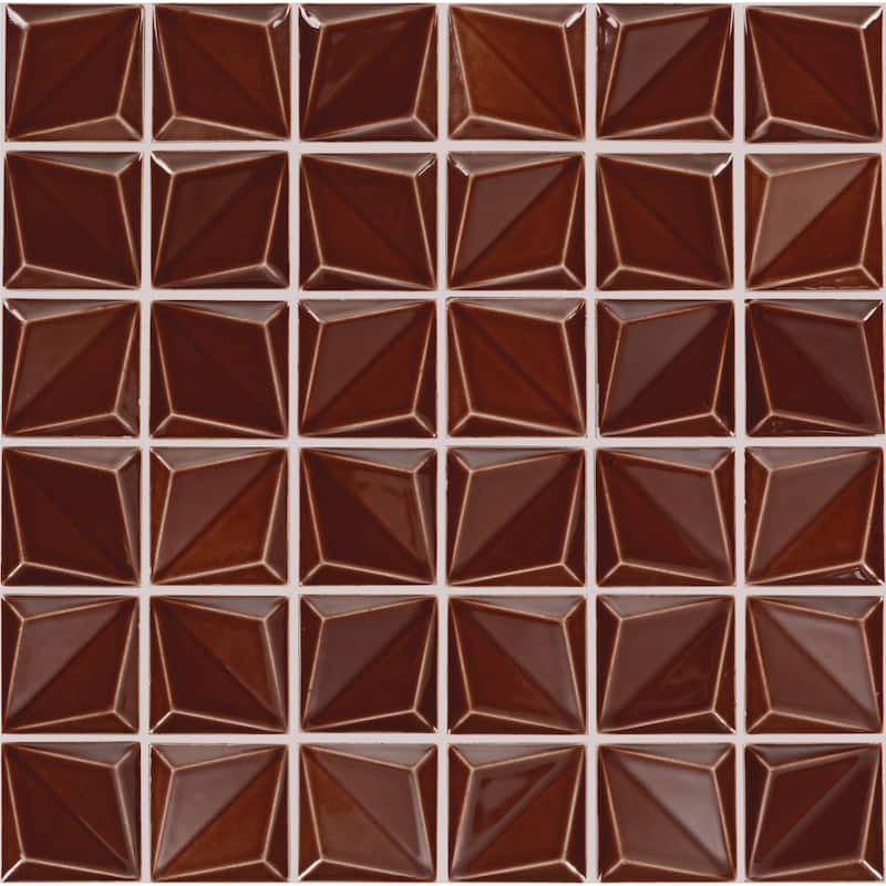 Daltile Artefino Vintage 2" Floret Mosaic (10 PC Per Carton) (9.60 SQFT Per Carton) - Saffron