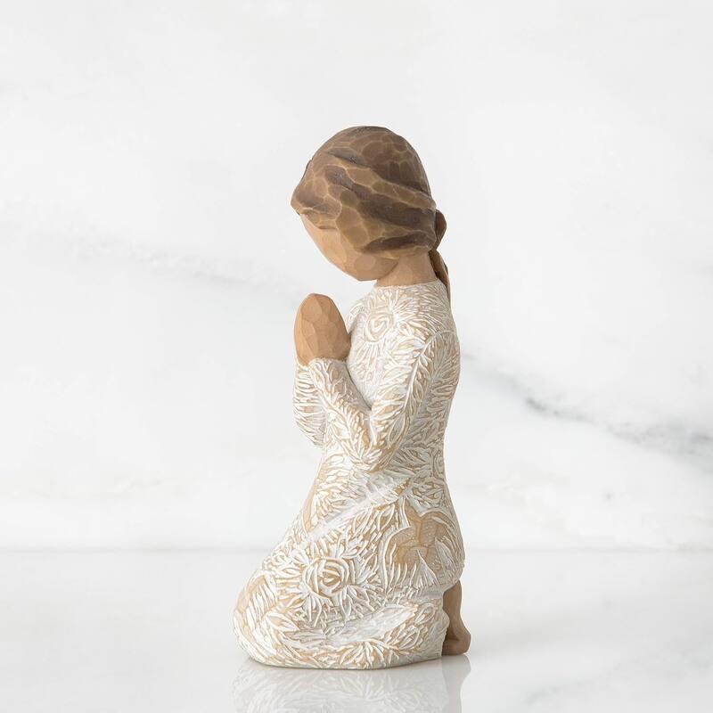 Willow Tree Prayer of Peace, Seeking The Quiet Within, 4-inch Sculpted Figure