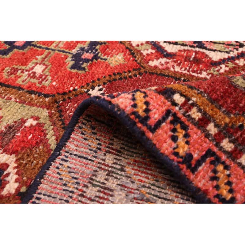 ECARPETGALLERY Hand-knotted Andelz Dark Red Wool Rug - 5'1 x 8'1