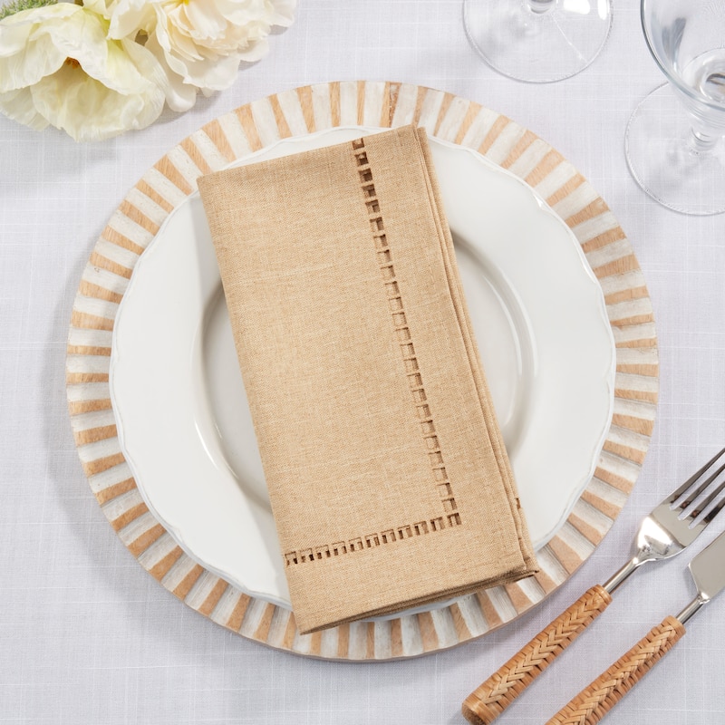 Laser-Cut Hemstitch Napkin (Set of 4)