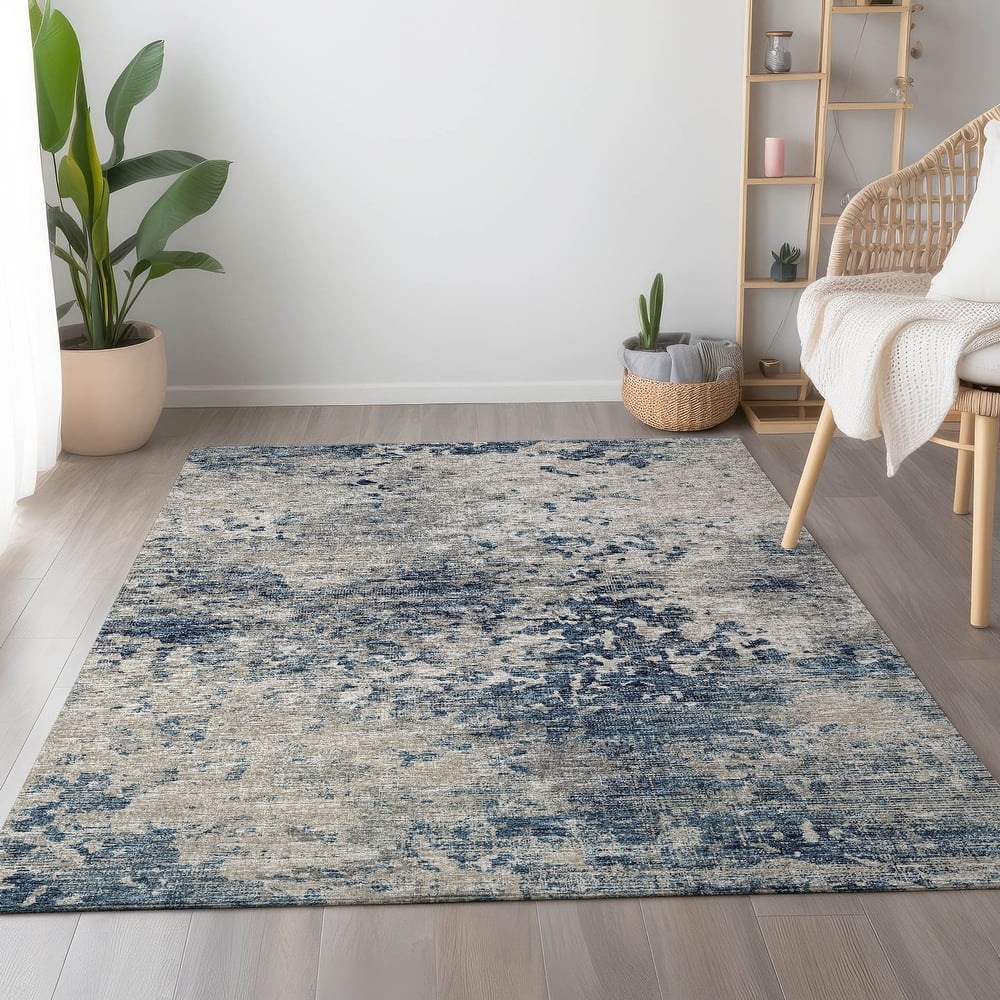 Premium Washable Super Soft Abstract Ombre Mayfield Rug