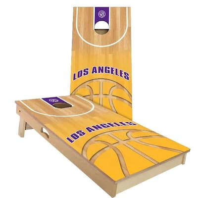 Los Angeles Basketball Outdoor Cornhole Board Set