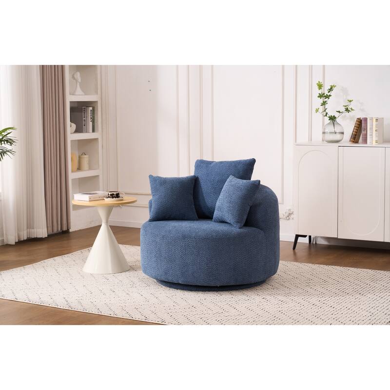 Single Seat Full Sponge Compression Swivel Chair Single Sofa