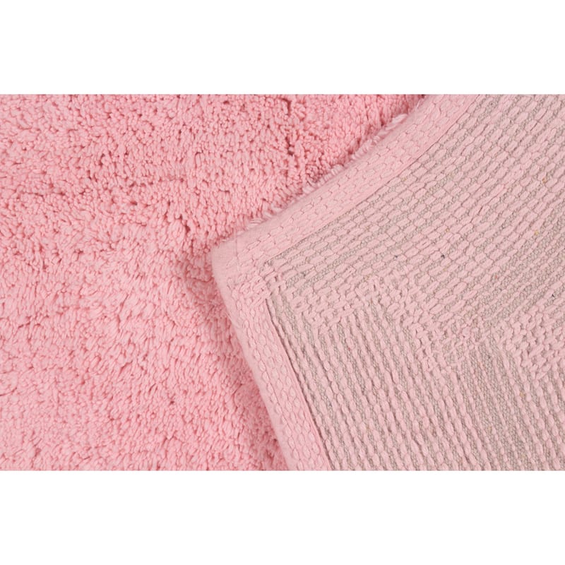 Waterford Collection 100% Cotton Non-Slip Bathroom Rug Set, Machine Washable Bath Rug, 5 Piece Bath Mat Set with Contour