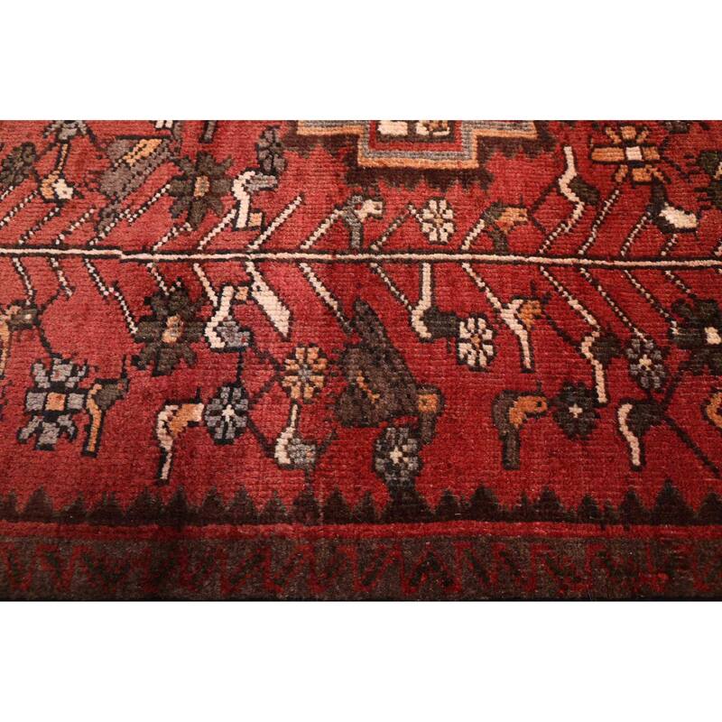 ECARPETGALLERY Hand-knotted Konya Anatolian Dark Red Wool Rug - 6'5 x 9'6