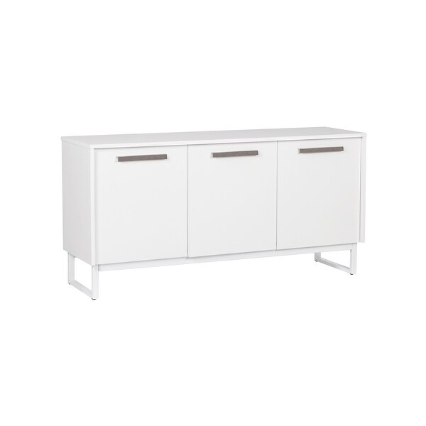 Alaska 59'' 3 Door Modern Home Office Storage Cabinet Credenza in