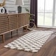 preview thumbnail 30 of 82, Hauteloom Atira Living Room, Bedroom Area Rug - Contemporary - Plush Pile - Light Gray,Cream - 7'10" x 10'3" 2'7" x 10' - Cream, Brown / Atira