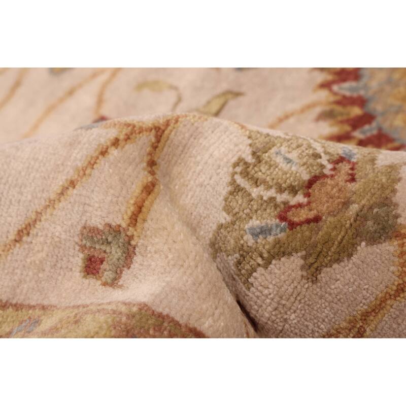 ECARPETGALLERY Hand-knotted Jules Serapi Ivory Wool Rug - 5'0 x 8'0