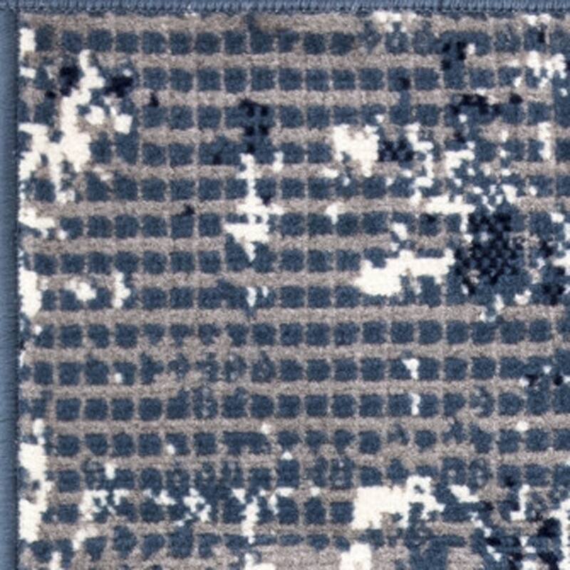 Power Loomed Abstract Modern Durable Area Rug - 90' X '27' X '0.5