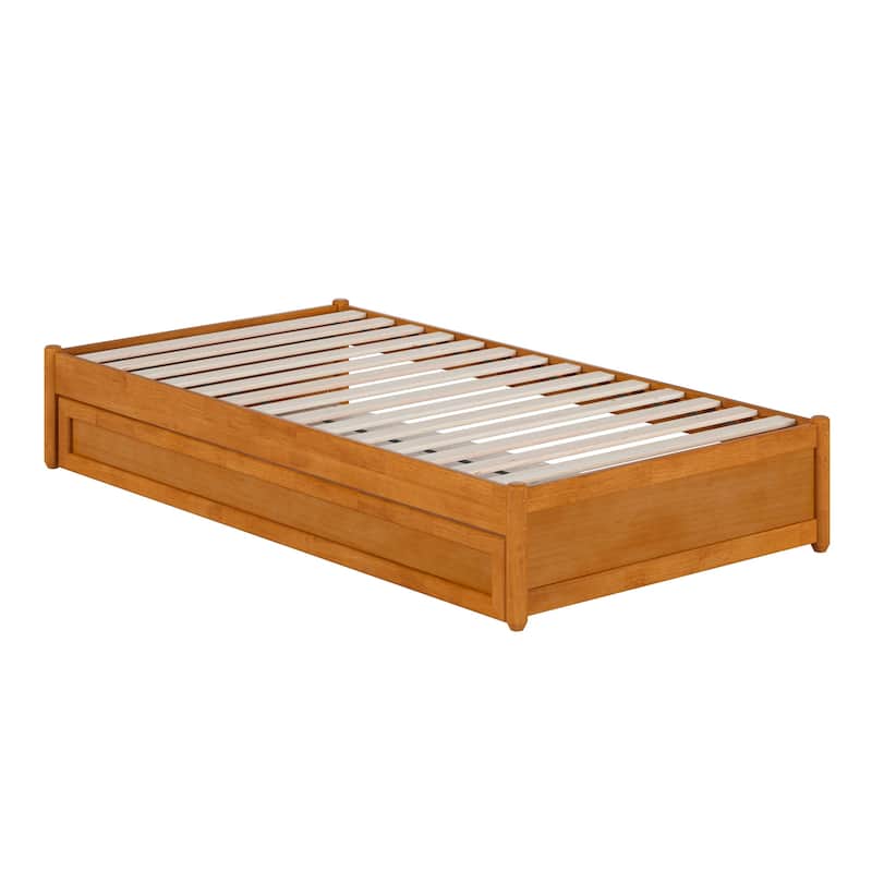 Barcelona Panel Platform Bed with Twin Trundle