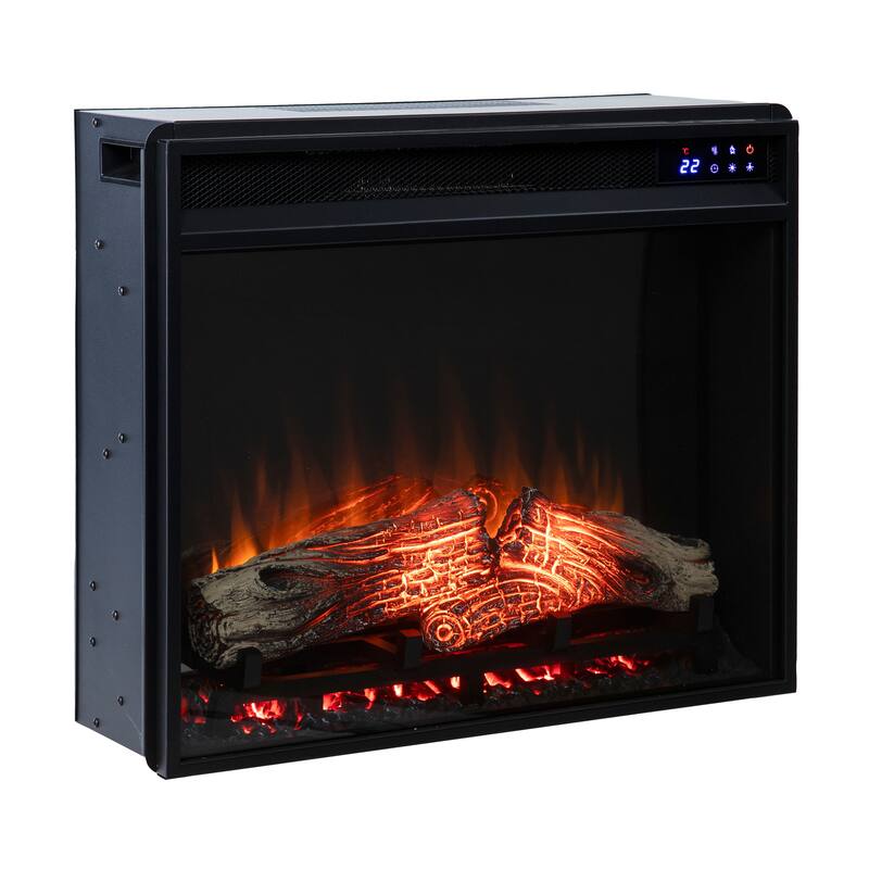 SEI Furniture 23-inch Touch Screen Electric Firebox - 24"W x 9"D x 20"H