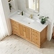 preview thumbnail 11 of 130, Tokyo Bath Vanity with Quartz Stone Top without Mirror
