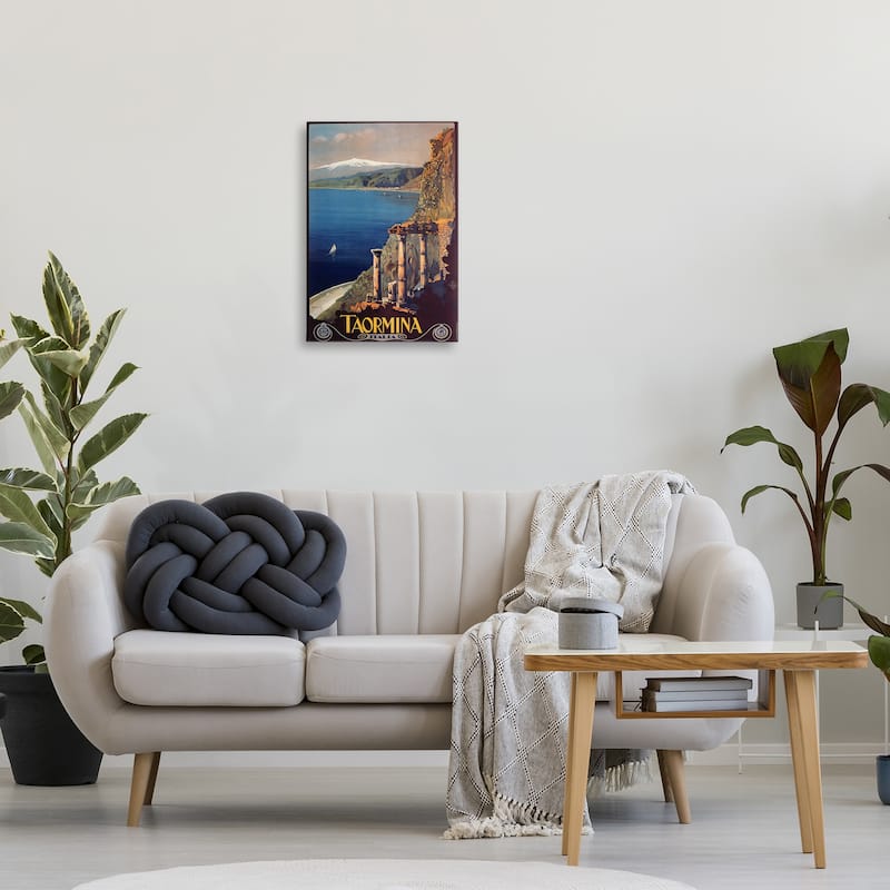 Stupell Tormina Italy Travel Poster Canvas Wall Art Design By Marcus Jules