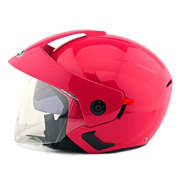Motorcycle Motor Bike Scooter Safety Helmet 205 - pink