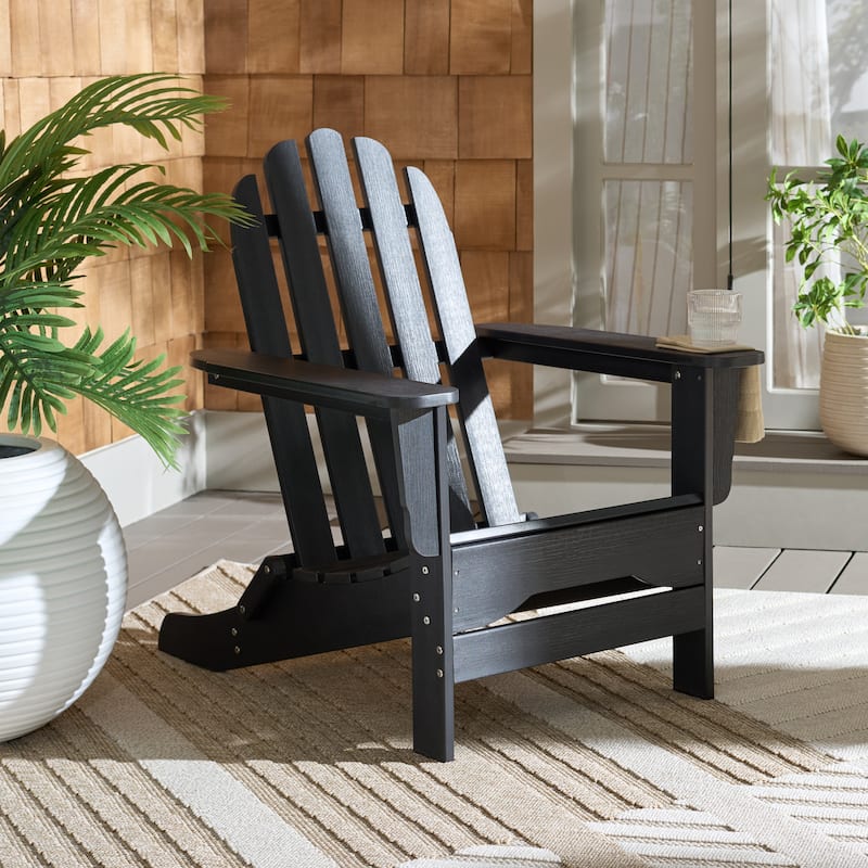 SEI Furniture Carla Adirondack Chair - 29"W x 36"D x 36"H - Black
