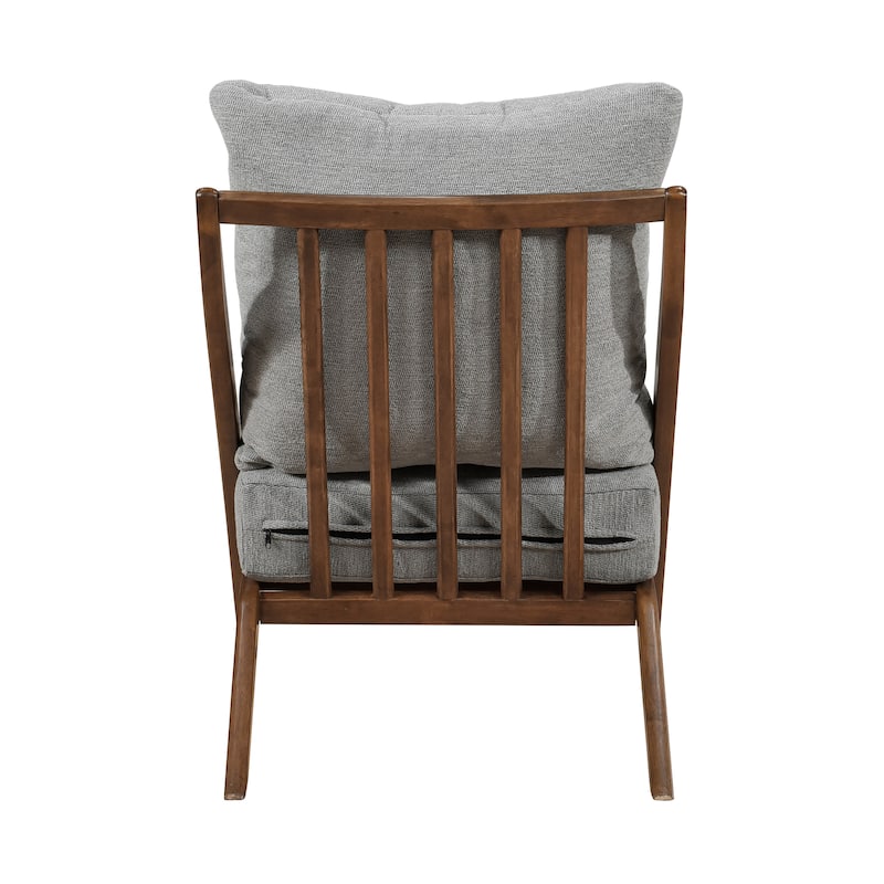 Roussel Chenille Armless Accent Chair