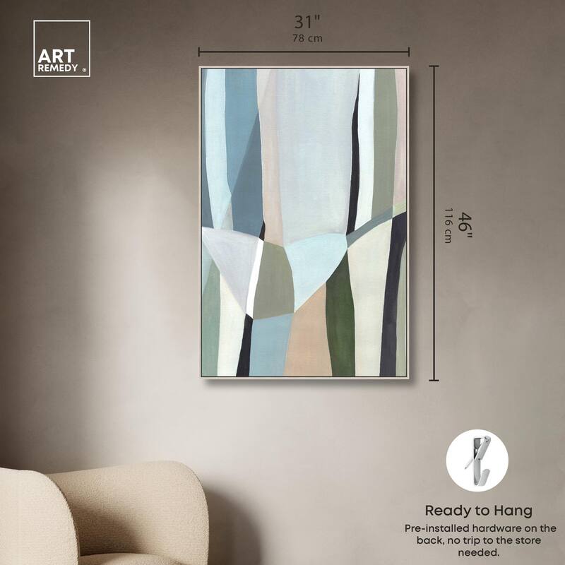 Abstract Fragments II Canvas by Art Remedy
