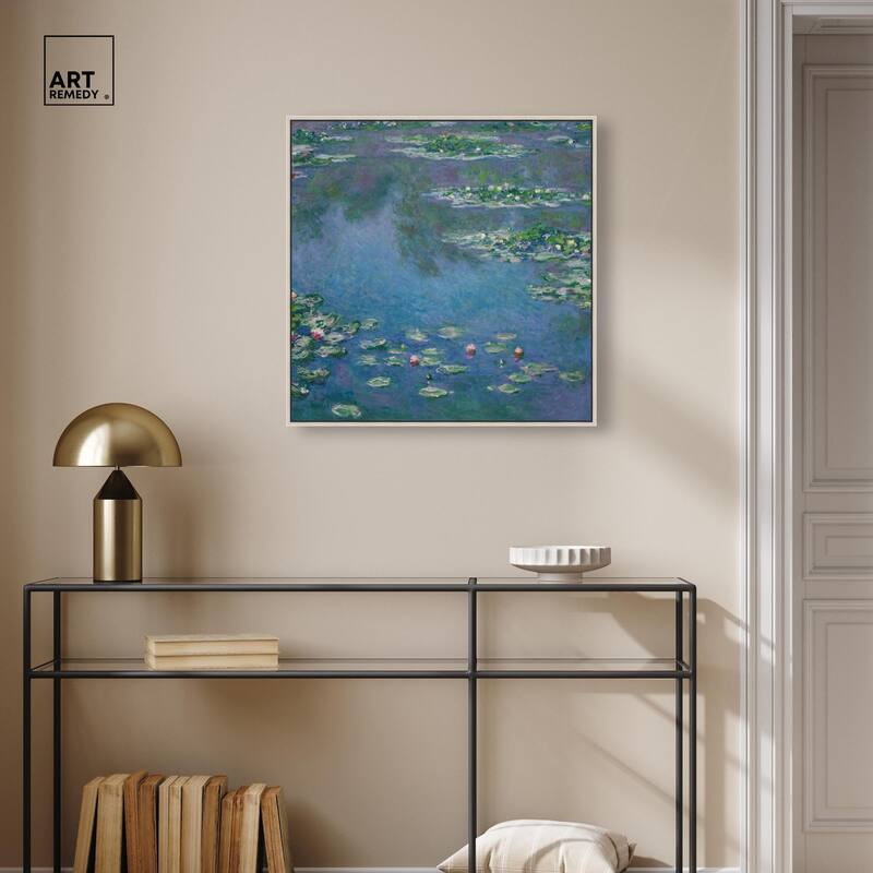 Monet Water Lilies Canvas by Art Remedy