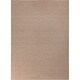 preview thumbnail 10 of 18, Hand-woven Warsaw Wool Area Rug Brown - 8' x 11'
