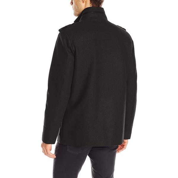GUESS Mens 4-Pocket Military Coat