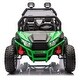 preview thumbnail 4 of 26, 24V Two-seater Kids Ride On UTV W/Parents Control Green