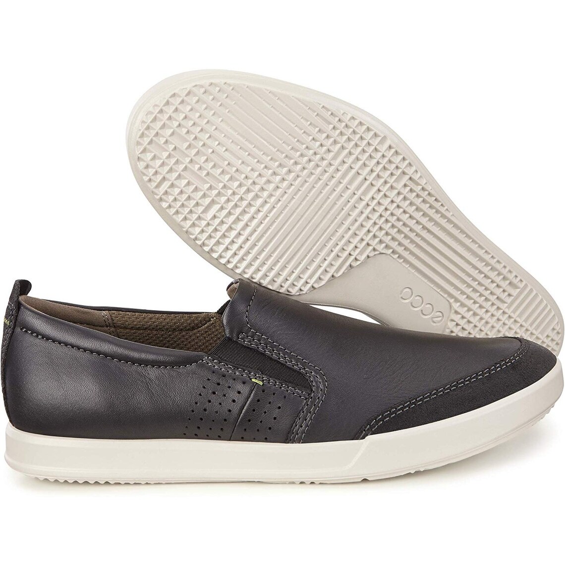 ecco men's collin perforated slip on