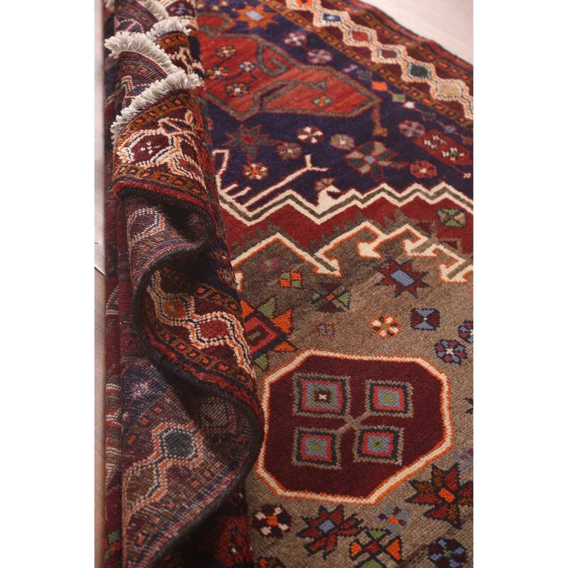 Sirjan Persian Area Rug Hand-Knotted Wool Carpet - 5'0" x 7'8"