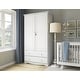 preview thumbnail 4 of 20, Palace Imports 100% Solid Wood Optional Shelf for 4-Door Wardrobe Armoires