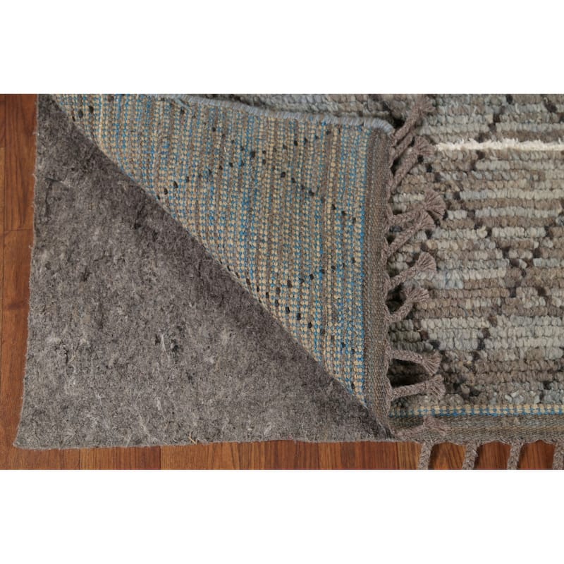 Trellis Moroccan Area Rug Handmade Wool Carpet - 6'6"x 10'0"