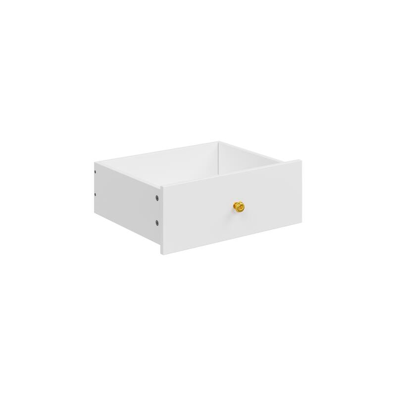 Luxury White and Gold 12-Drawer Dresser with Pine Wood Top Elegant Storage Cabinet for Bedroom or Living Room