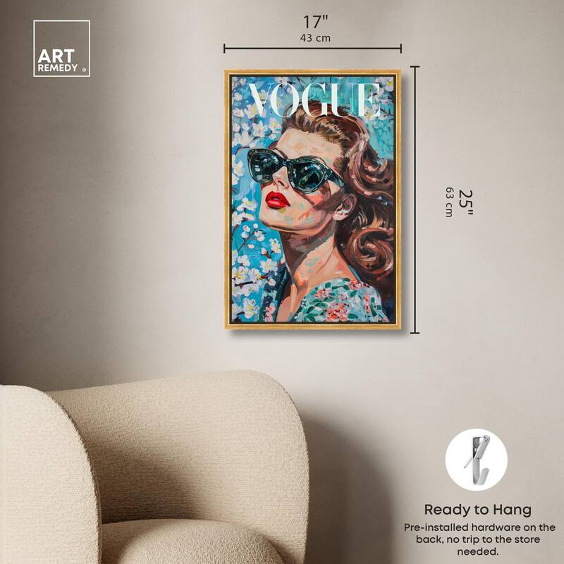 Autumn Blossom Icon Canvas by Art Remedy