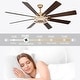 preview thumbnail 81 of 118, 20"/24"/72" Oaks Aura Cotti Low Profile Dimmable Smart Ceiling Fan with Lights 6-Speed Flush Mount Modern Remote
