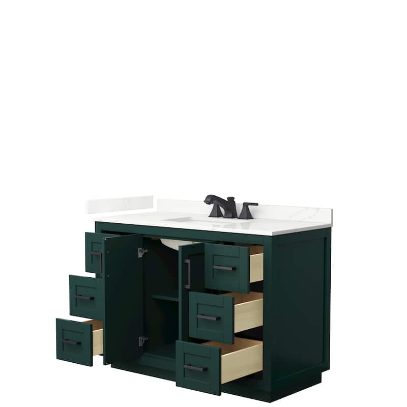 Miranda 48-inch Single Vanity, Quartz Top
