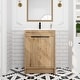 preview thumbnail 39 of 54, BNK 24''/30''/36'' Bathroom Vanity With Sink, Freestanding Bathroom Vanity with 2 Soft Close Doors and 1 Shelf Imitative Oak - 24''W