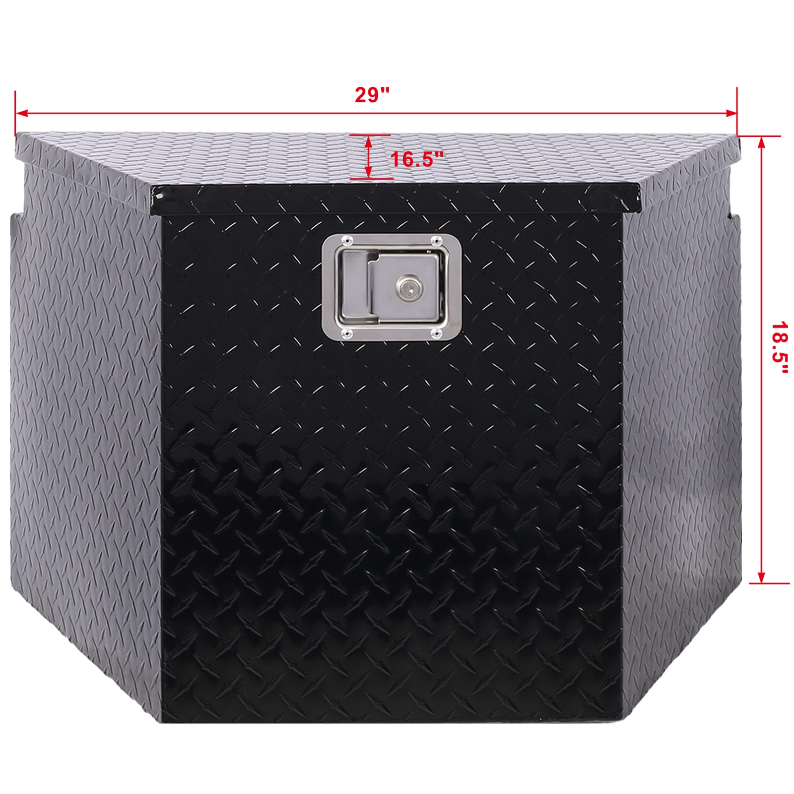 Outdoor Tool Storage 29 Aluminum Tool Box with Lock Keys RV Storage Organizer Black Bed Bath Beyond 38430079