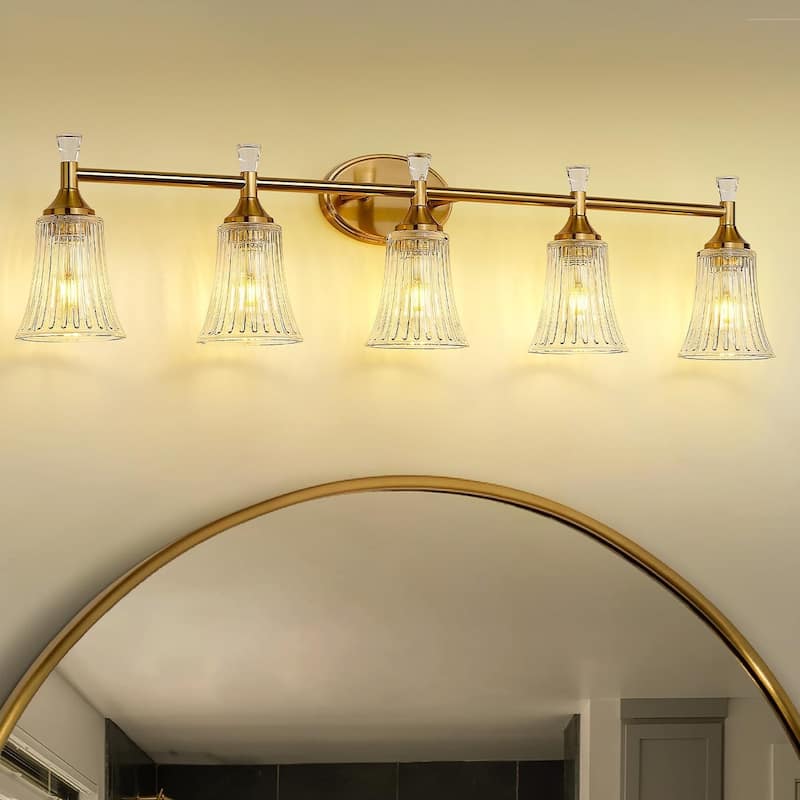 5-Light Bathroom Vanity Lights for Bathroom