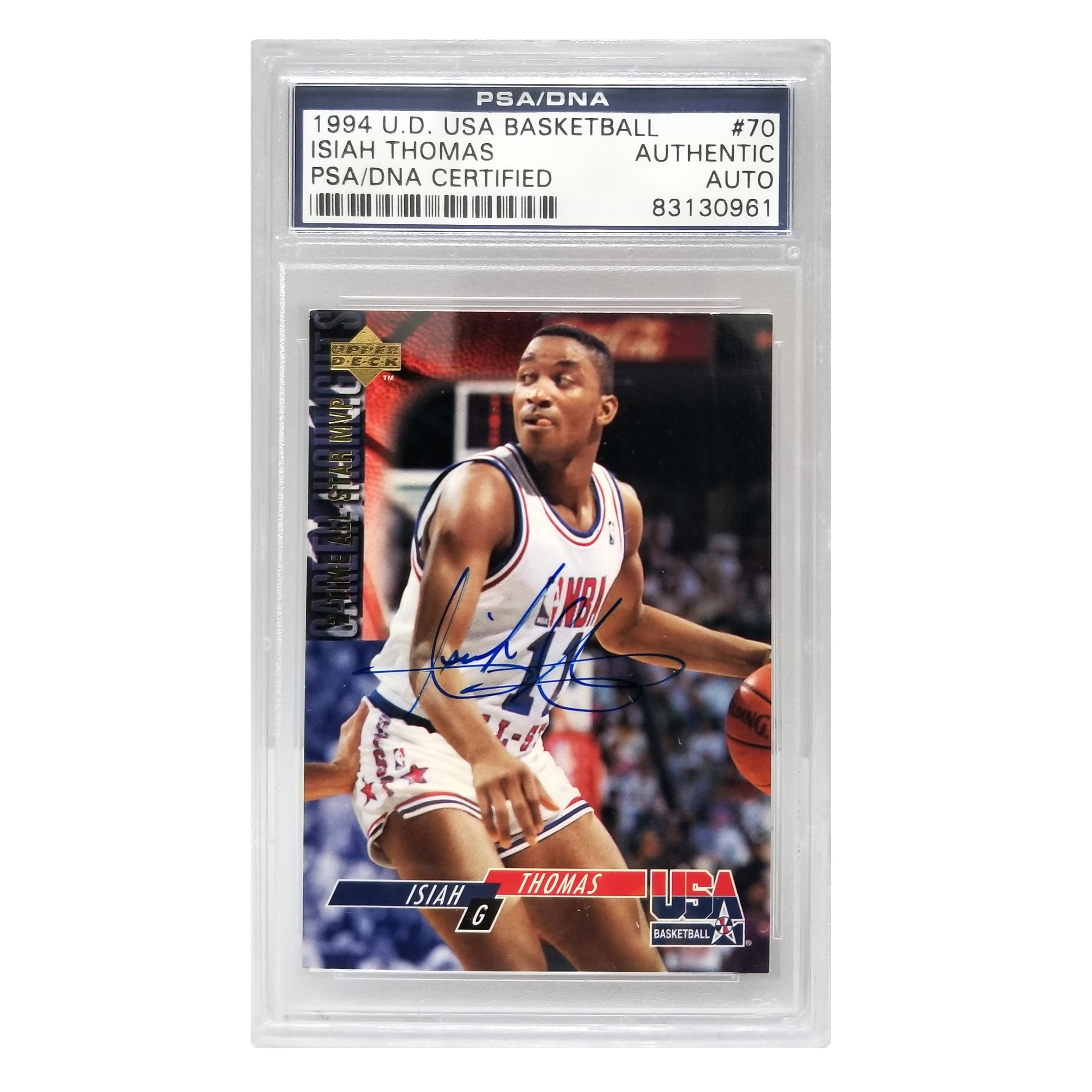 Shop Isiah Thomas 1994 Upper Deck Usa Basketball Trading Card 70