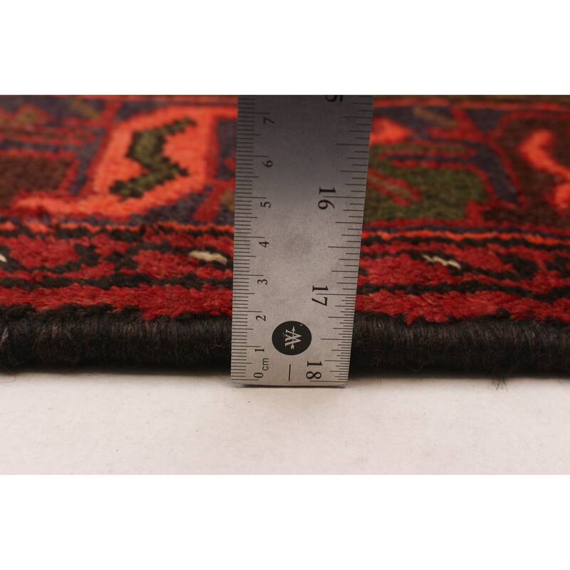 ECARPETGALLERY Hand-knotted Andelz Red Wool Rug - 4'2 x 6'3