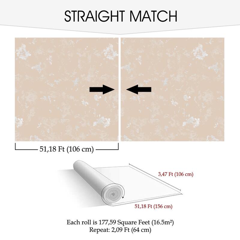 SUSSEXHOME Removable Wallpaper-Waterproof, Strippable, Light Resistance & Cleanable Wall Paper Roll-Wallpaper-Bright Pieces