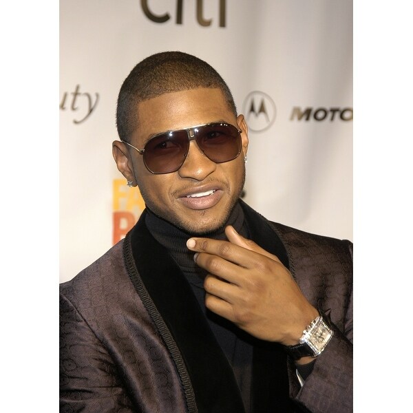 Singer Usher Arrives At Conde NastS Fashion Rocks An Unprecedented