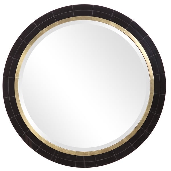 slide 1 of 6, Uttermost Nayla Tiled Round Mirror
