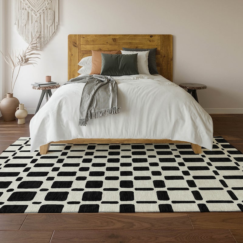 Premium Washable Super Soft Modern Hope Mayfield Rug