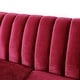 preview thumbnail 5 of 13, Ansonia Contemporary Velvet 3-seat Sofa by Christopher Knight Home
