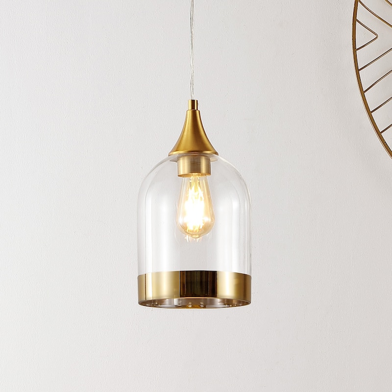 SAFAVIEH Lighting Valeska 6.7-inch Pendant - 10" W x 10" D x 12" H