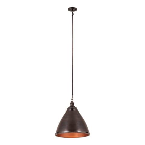 Katelyn 1-Light mini pendant in Dark Bronze