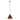 Katelyn 1-Light mini pendant in Dark Bronze