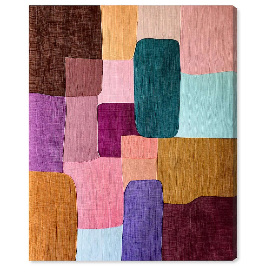 Color Block Cadence II Canvas by Art Remedy, Gallery Wrapped