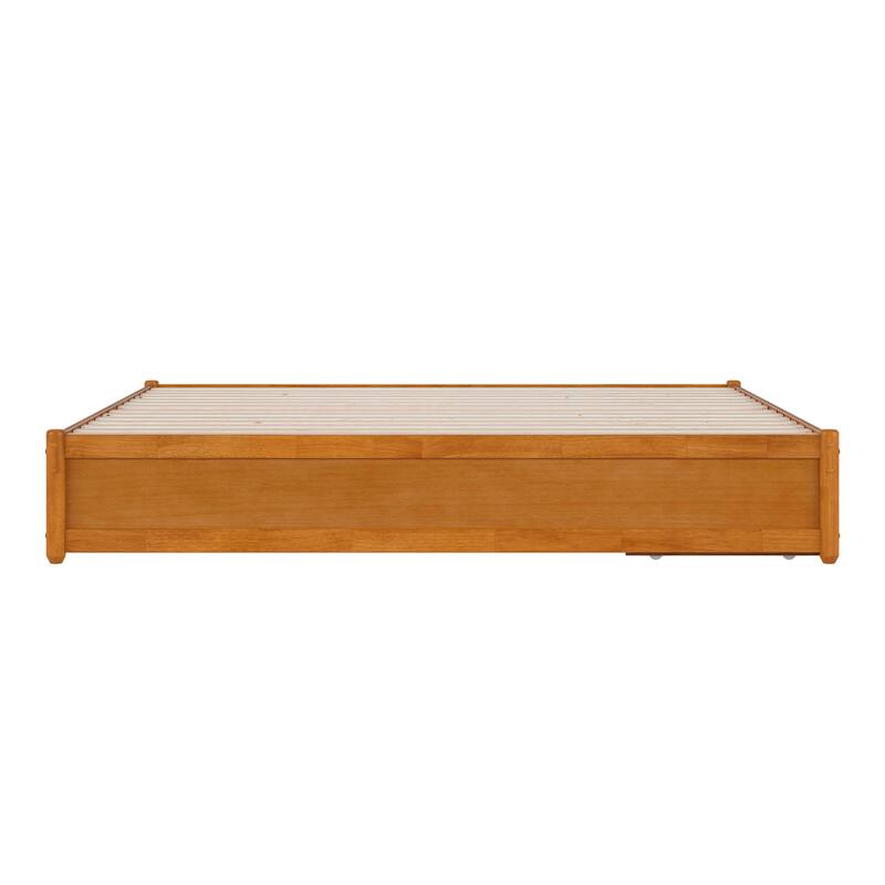 Barcelona Panel Platform Bed with Storage Drawers