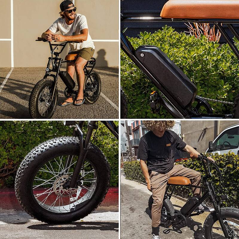 4" Wide Tires Shimano 6-Speed E-Bike with Removable Battery