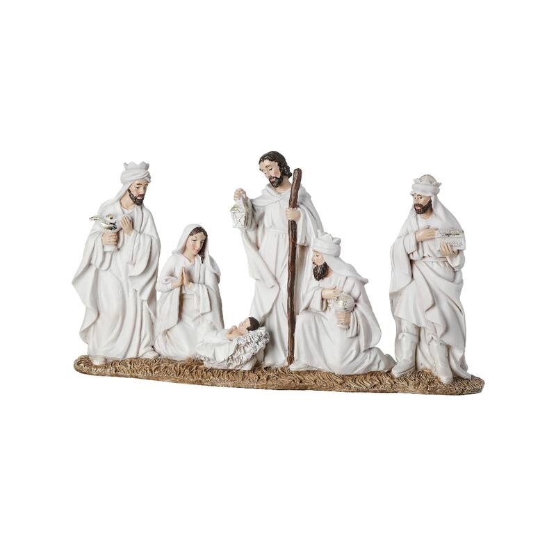 10.5" Divine Nativity Scene Christmas Tabletop Figurine